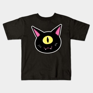 One Eyed Cat Kids T-Shirt